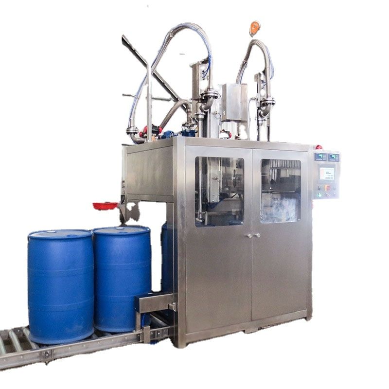 200L 2 Nozzles Liquid Detergent Drum Filling Machine