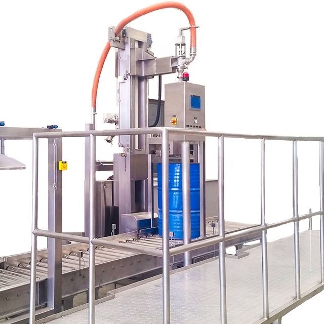 Semi-Automatic 200L Drum Filling Machine 35-40bph for Chemicals