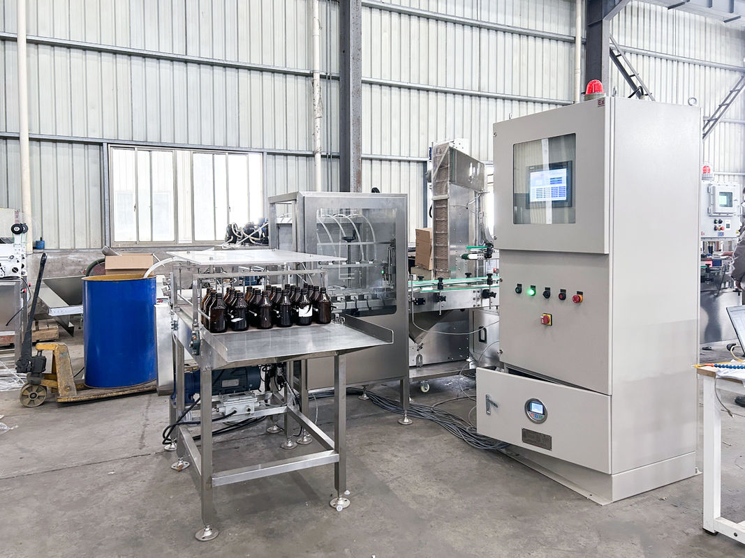 Fully Automatic 250-500ml Small Bottle Filling Machine with 6-16 Nozzles and 1000-2000 BPH Speed